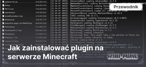 Jak zainstalować wtyczkę na serwer Minecraft