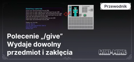 Wydawanie dowolnych przedmiotów i zaklęć za pomocą /give | Przedmioty Boga dla wszystkich wersji