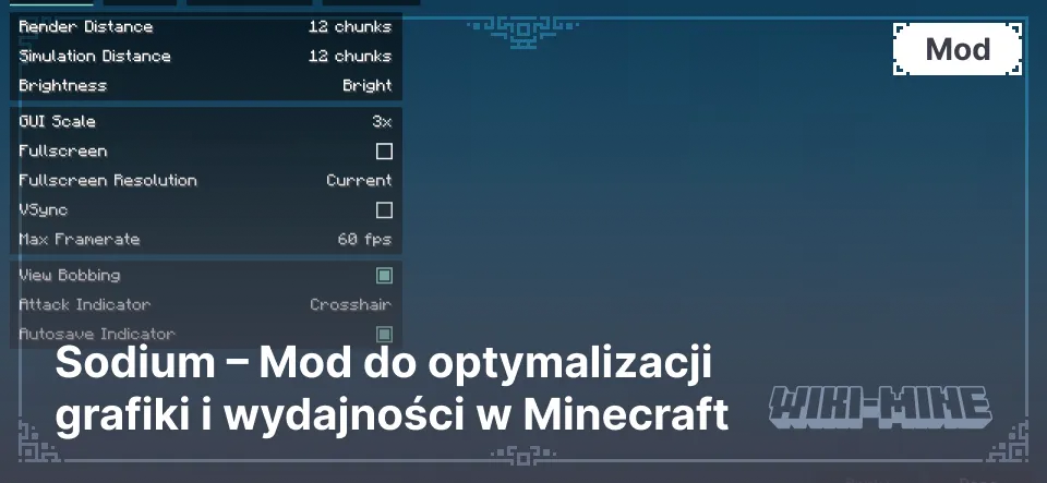 Sodium – Mod do optymalizacji grafiki i wydajności w Minecraft