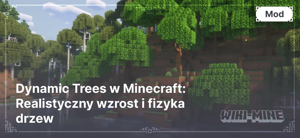 Dynamic Trees w Minecraft: Realistyczny wzrost i fizyka drzew