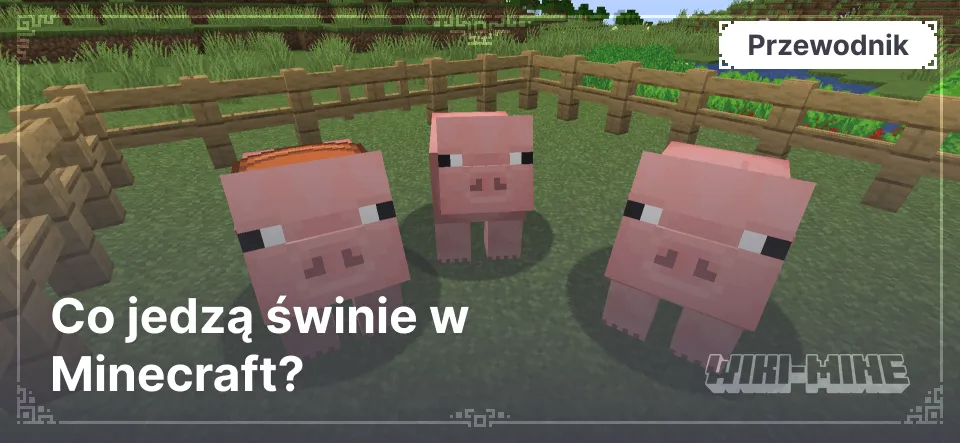 Co jedzą świnie w Minecraft?