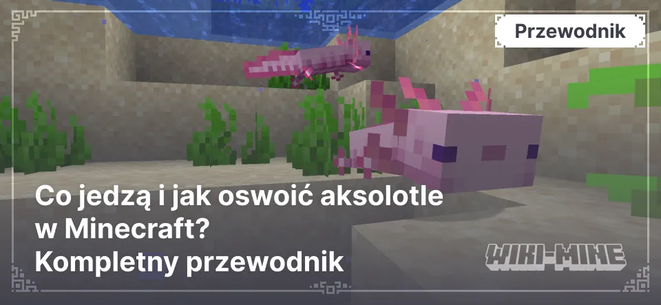 Co jedzą i jak oswoić aksolotle w Minecraft? Kompletny przewodnik