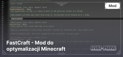 FastCraft — Mod do optymalizacji Minecraft (1.7.10)