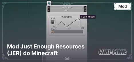 Mod Just Enough Resources (JER) do Minecraft