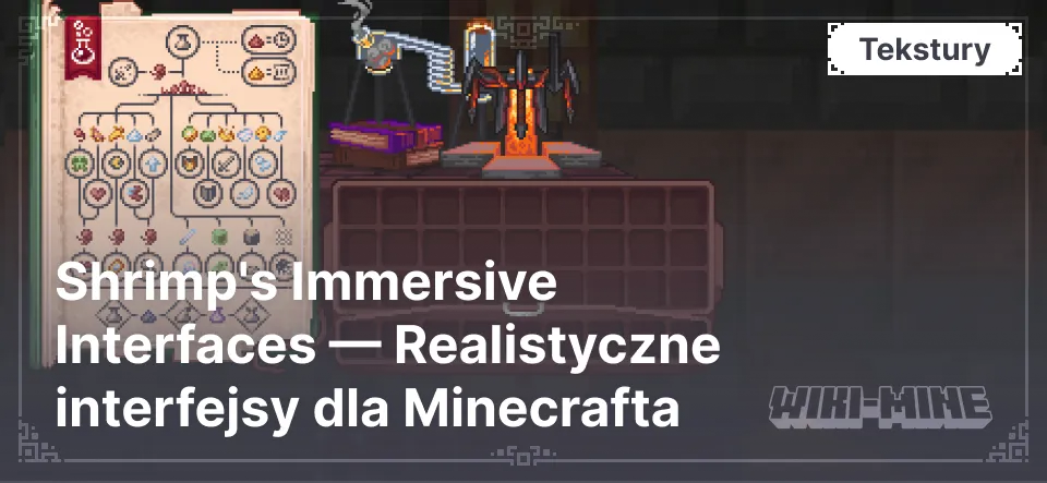 Shrimp's Immersive Interfaces — Realistyczne interfejsy dla Minecrafta