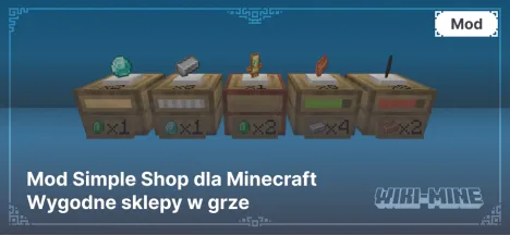 Mod Simple Shop dla Minecraft – wygodne sklepy w grze