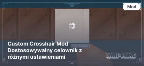 Custom Crosshair Mod Dostosowywalny celownik z różnymi ustawieniami