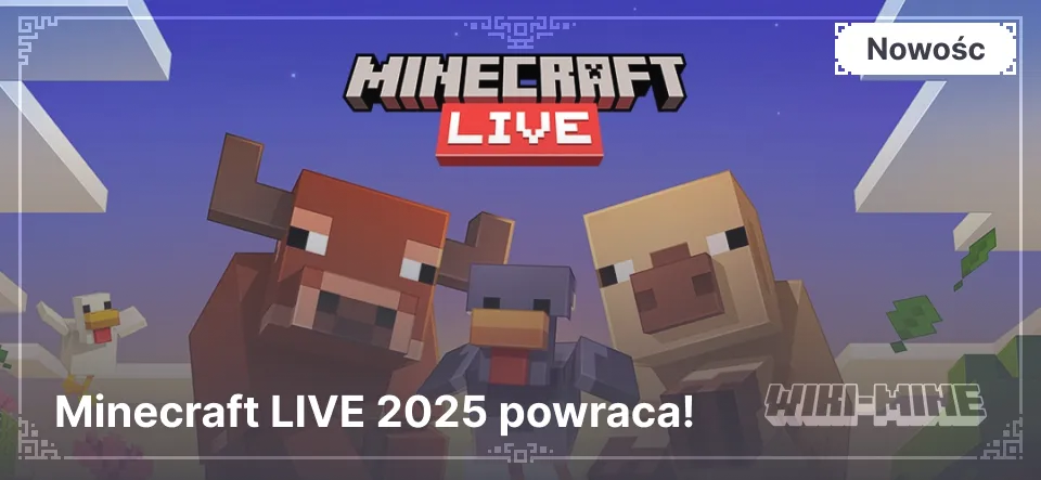 Minecraft LIVE 2025 powraca!