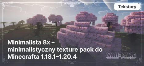 Minimalista 8x – minimalistyczny texture pack do Minecrafta 1.18.1–1.20.4